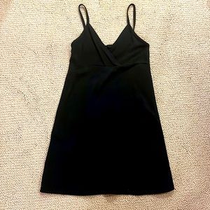 Black mini dress